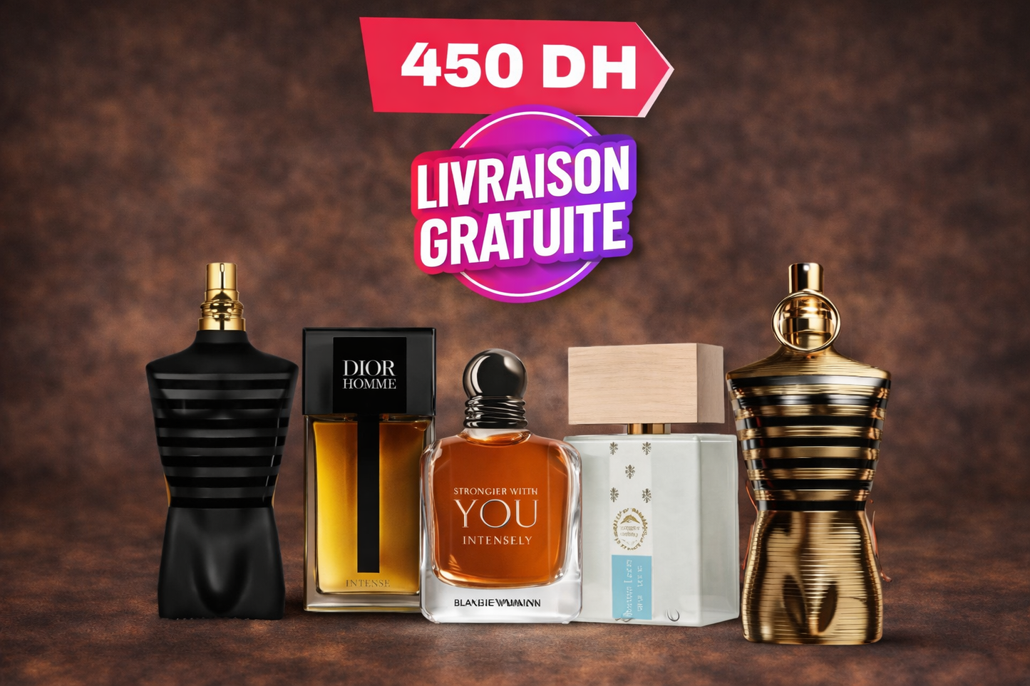 Le Male Le Parfum + Dior Homme Intense + You Intensely + Bianco + Le Male Elixir