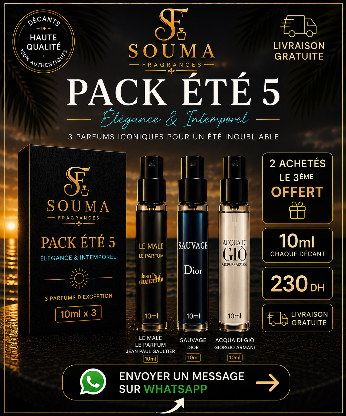 PACK ETE HOMME 5